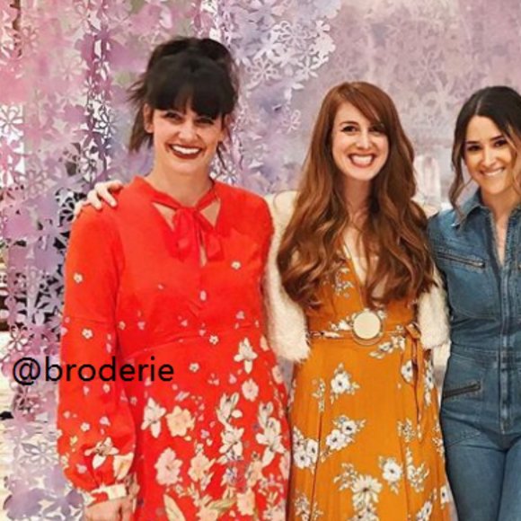 Anthropologie Moulinette Soeurs Lily Print Dress silk size 2 new - Picture 4 of 8